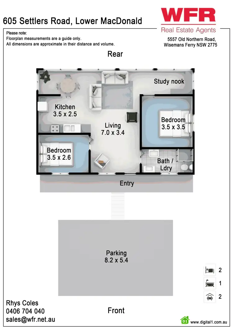 Floorplan of Homely house listing, 605 Settlers Rd, Lower Macdonald NSW 2775