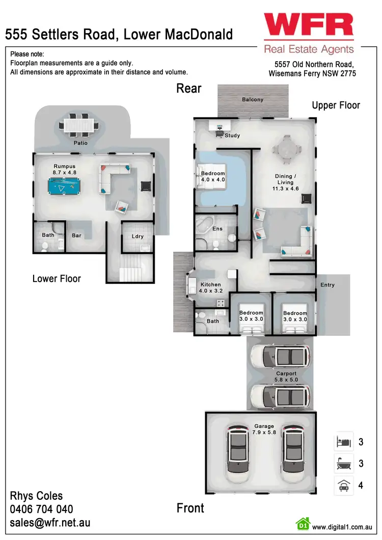 Floorplan of Homely house listing, 555 Settlers Rd, Lower Macdonald NSW 2775