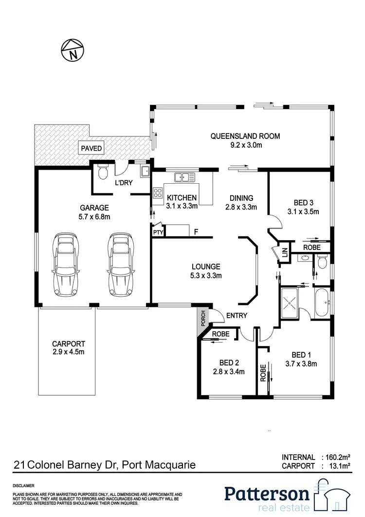Floorplan of Homely house listing, 21 Colonel Barney Dr, Port Macquarie NSW 2444