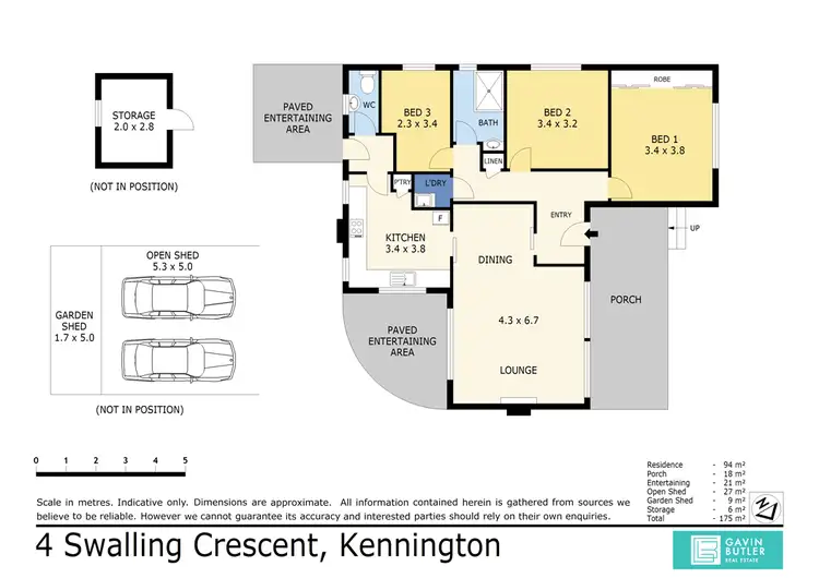 Floorplan of Homely house listing, 4 Swalling Cres, Kennington VIC 3550