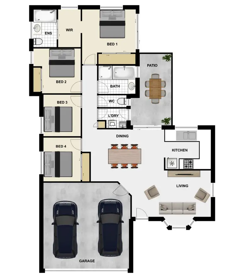 Floorplan of Homely house listing, 174 Wallaroo Way, Doolandella QLD 4077