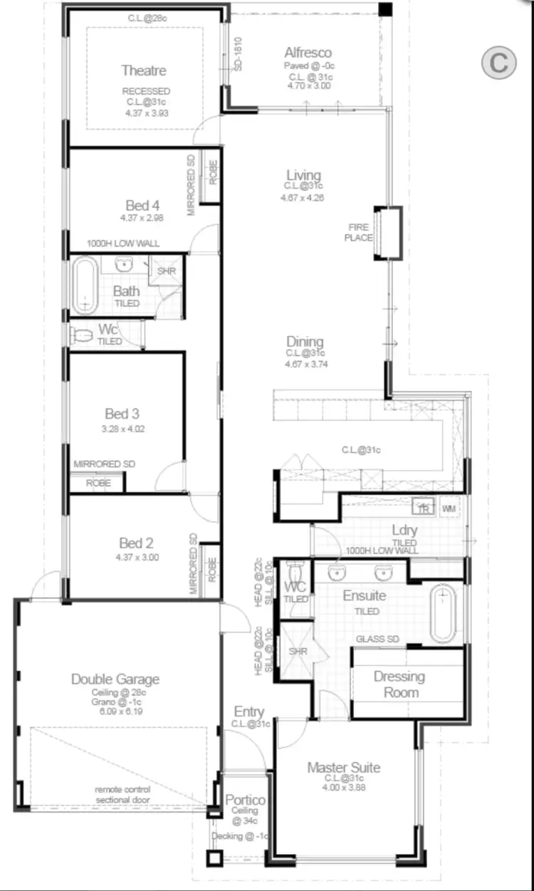 Floorplan of Homely house listing, 31 Newmarket Pde, Butler WA 6036