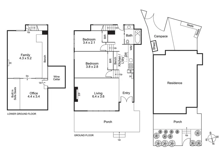 Floorplan of Homely house listing, 62 Glen Huntly Rd, Elwood VIC 3184
