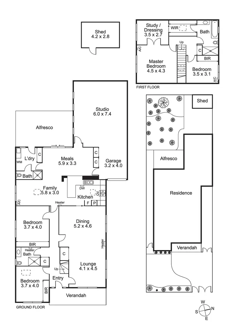 Floorplan of Homely house listing, 87 Booran Rd, Caulfield VIC 3162