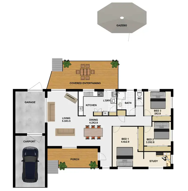 Floorplan of Homely house listing, 29 Monoceros St, Inala QLD 4077