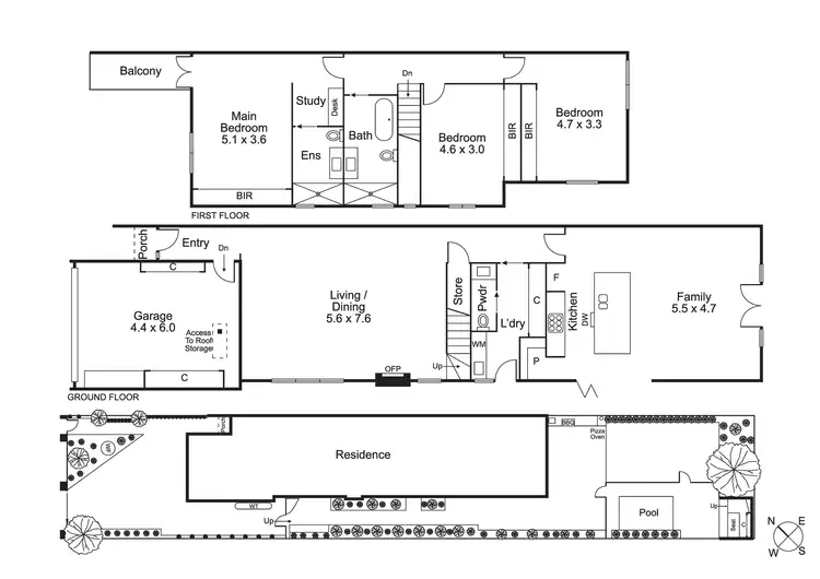 Floorplan of Homely house listing, 86 Male St, Brighton VIC 3186