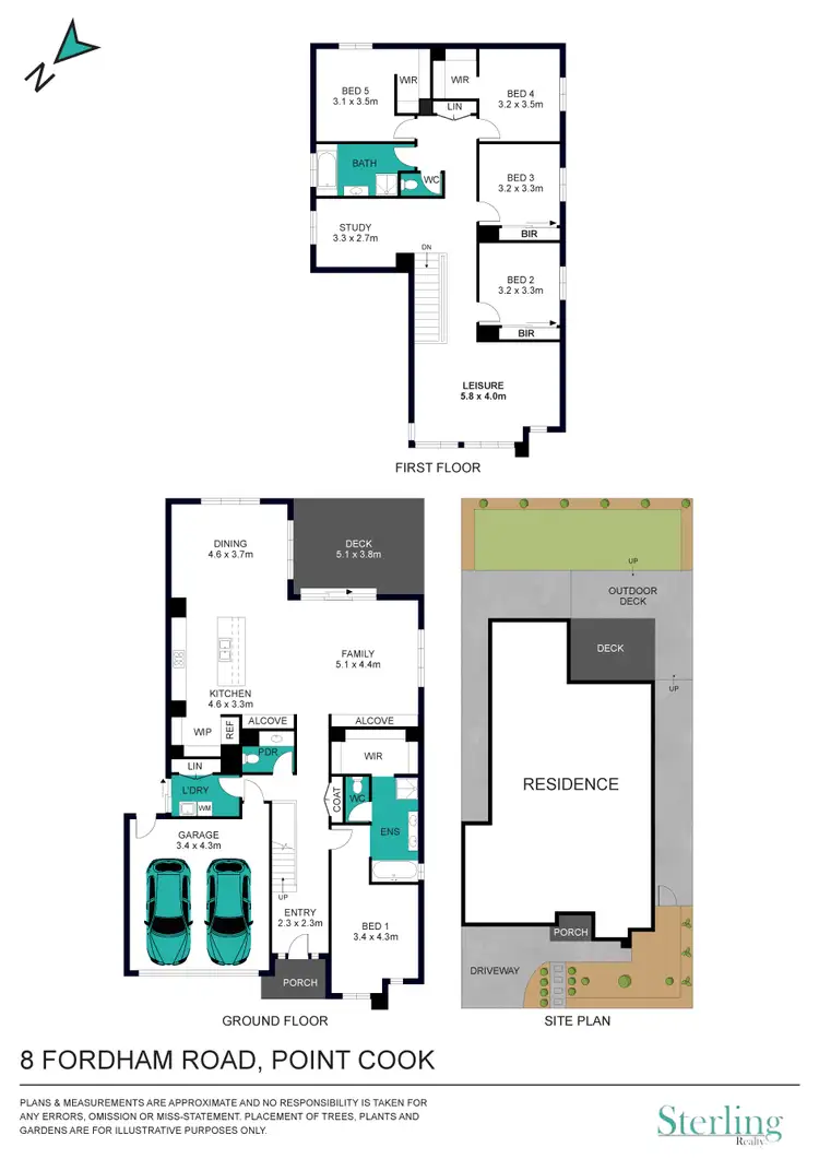 Floorplan of Homely house listing, 8 Fordham Road, Point Cook VIC 3030