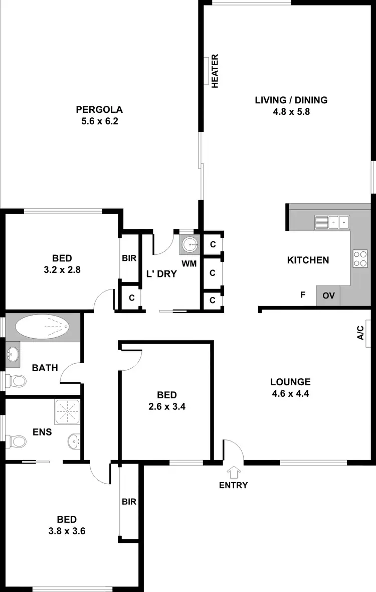 Floorplan of Homely house listing, 8 Numering Ct, Kurunjang VIC 3337