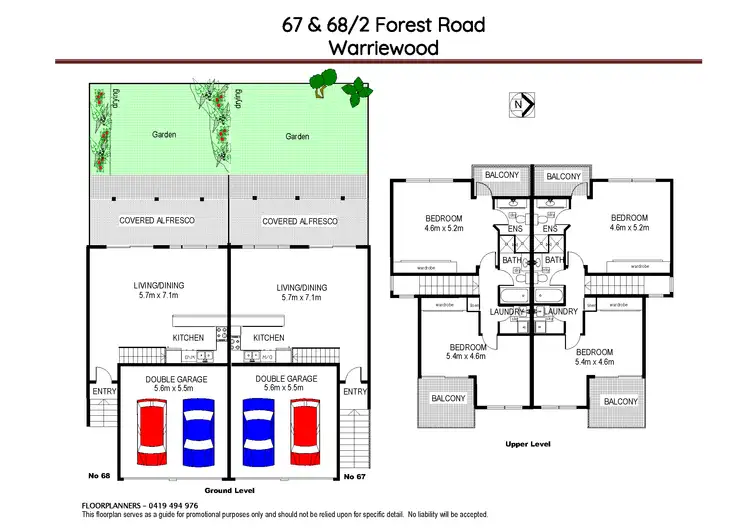 Floorplan of Homely townhouse listing, 67/2 Forest Road, Warriewood NSW 2102