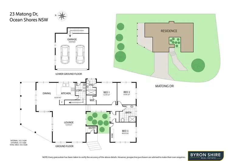 Floorplan of Homely house listing, 23 Matong Dr, Ocean Shores NSW 2483