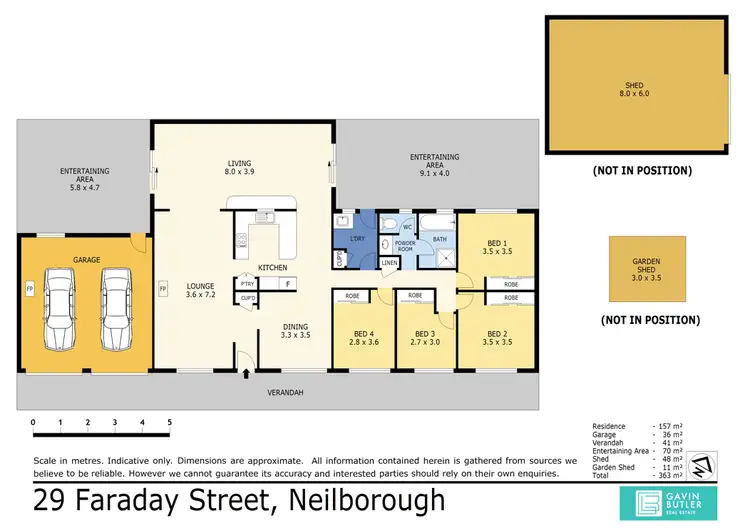 Floorplan of Homely house listing, 29 Faraday St, Neilborough VIC 3570