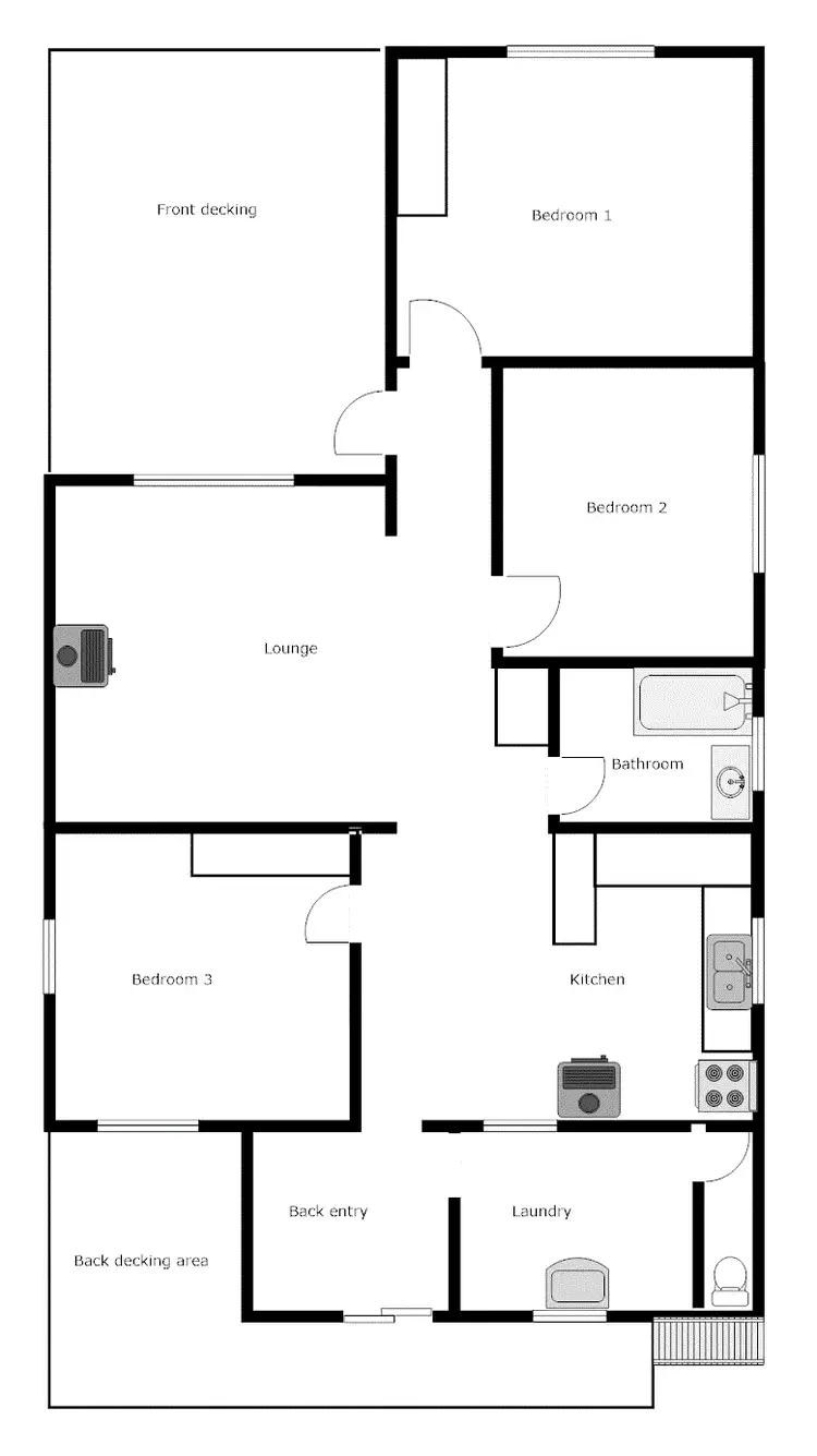 Floorplan of Homely house listing, 7-9 Stanley Rd, Stanley VIC 3747