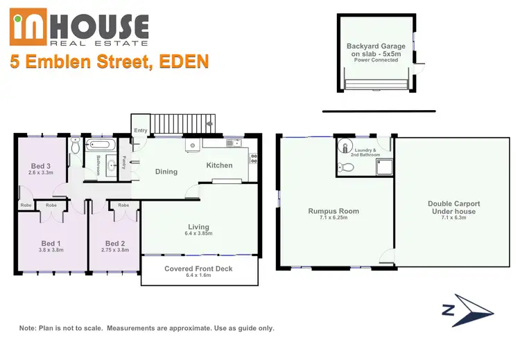 Floorplan of Homely house listing, 5 Emblen St, Eden NSW 2551