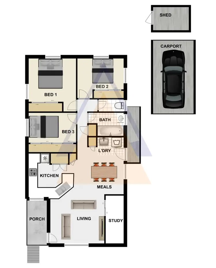 Floorplan of Homely house listing, 25 Reading St, Logan Central QLD 4114