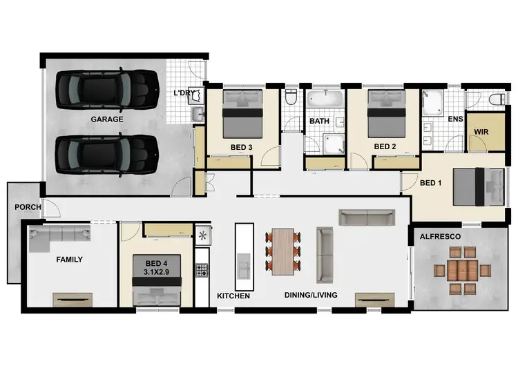 Floorplan of Homely house listing, 8 Hall St, Pallara QLD 4110