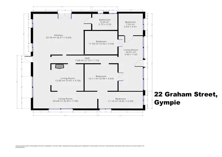 Floorplan of Homely house listing, 22 Graham St, Gympie QLD 4570
