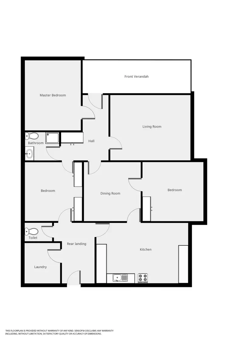 Floorplan of Homely house listing, 1 Duke St, Stawell VIC 3380