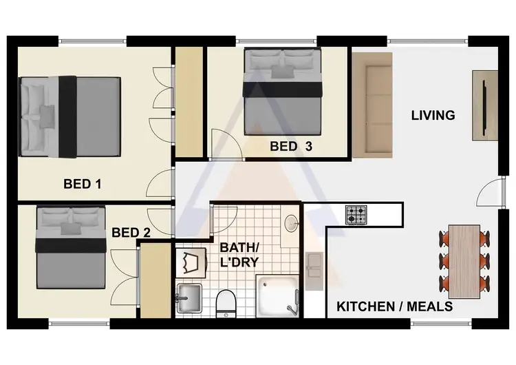 Floorplan of Homely unit listing, Unit 5/279-283 Kingston Rd, Logan Central QLD 4114