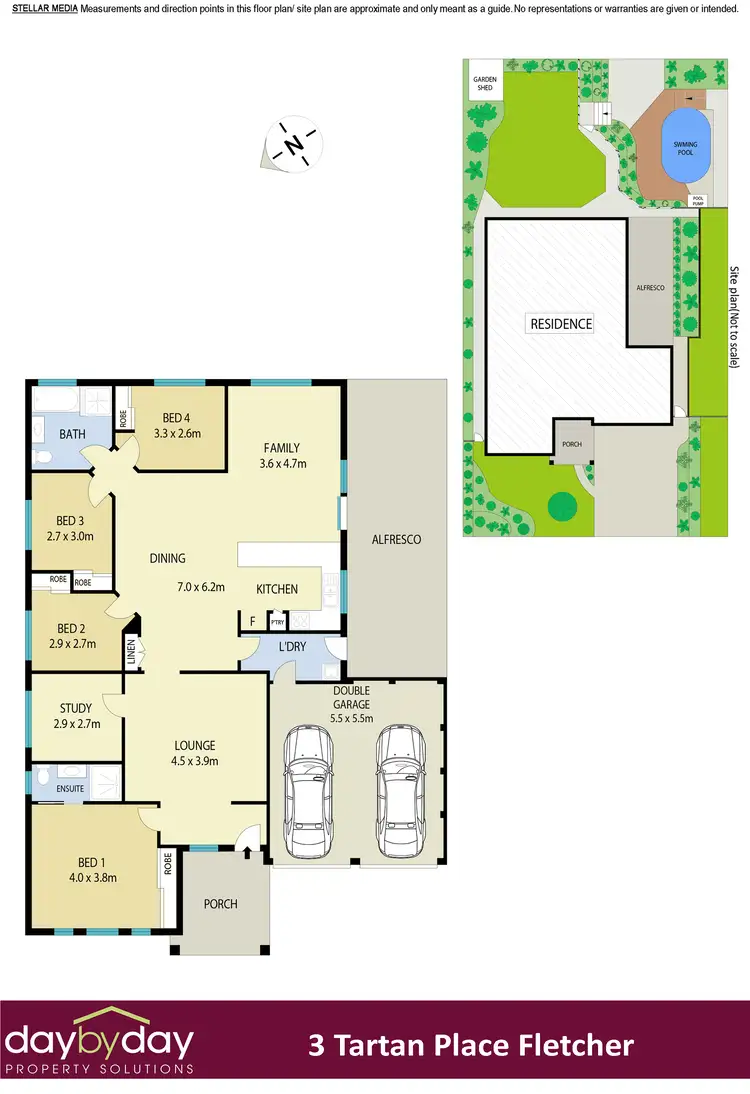 Floorplan of Homely house listing, 3 Tartan Pl, Fletcher NSW 2287