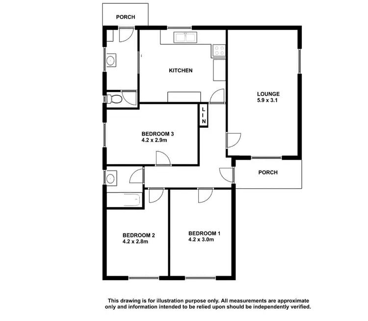 Floorplan of Homely house listing, 17 John St, Penola SA 5277