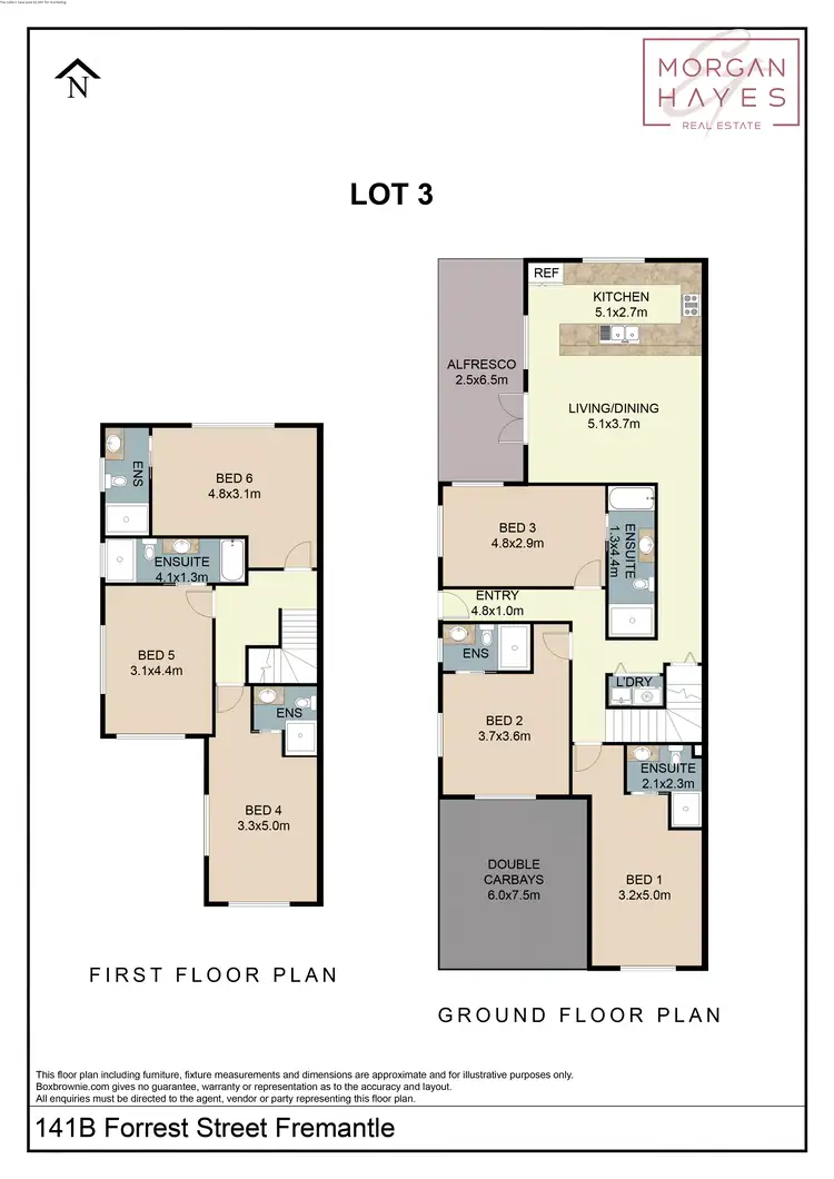 Floorplan of Homely house listing, 141B Forrest Street, Fremantle WA 6160