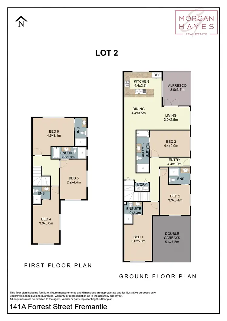 Floorplan of Homely house listing, 141A Forrest Street, Fremantle WA 6160