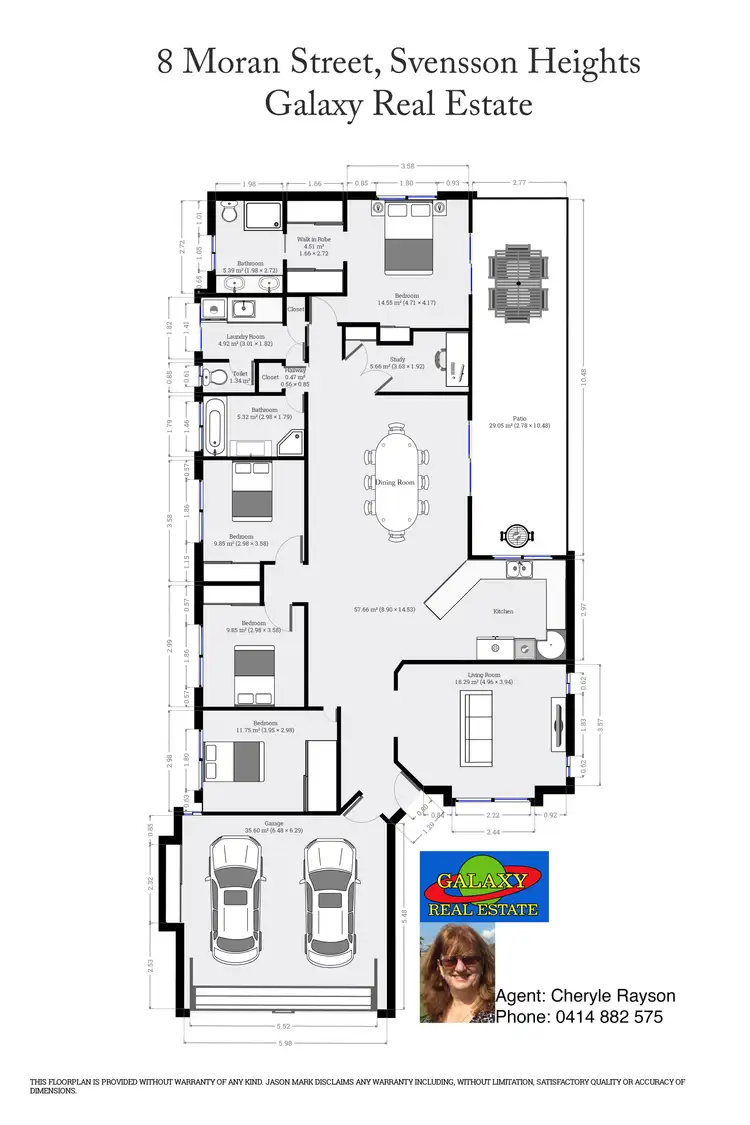 Floorplan of Homely house listing, 8 Moran St, Svensson Heights QLD 4670