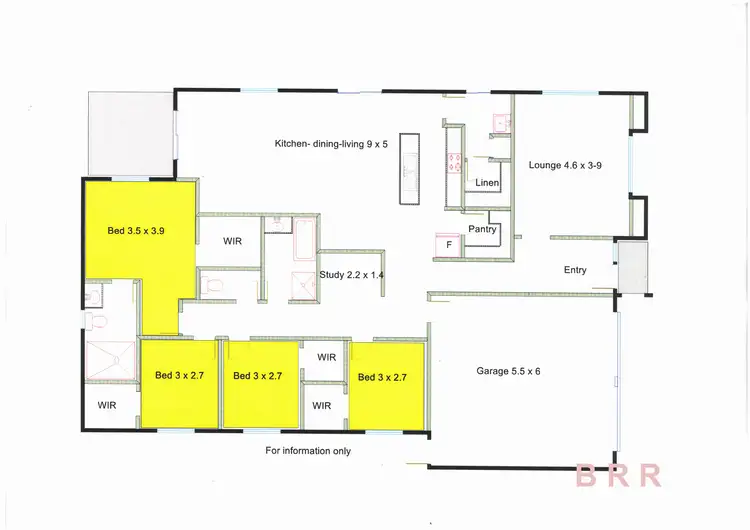 Floorplan of Homely house listing, 7 The Culdesac, Benalla VIC 3672