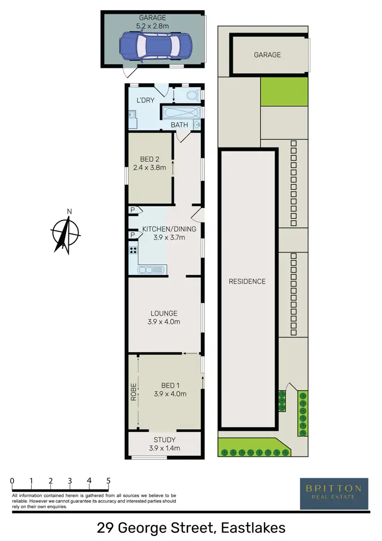Floorplan of Homely house listing, 29 George St, Eastlakes NSW 2018