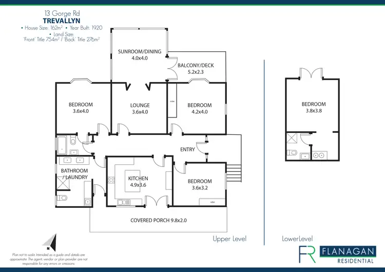 Floorplan of Homely house listing, 13 Gorge Rd, Trevallyn TAS 7250