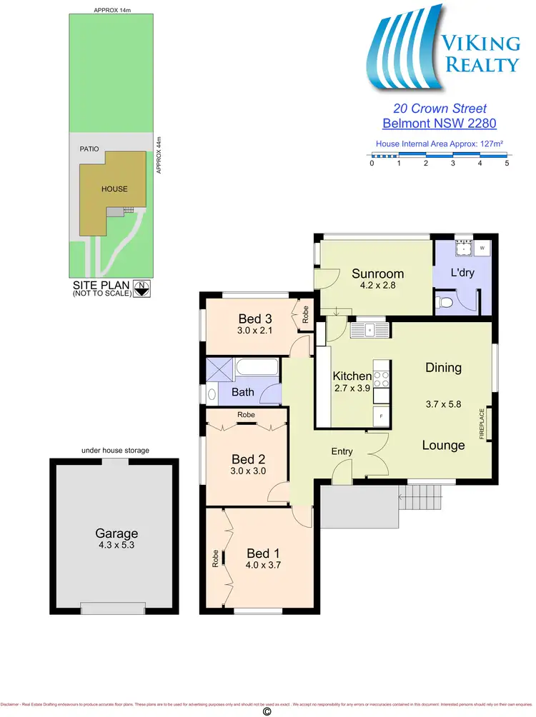 Floorplan of Homely house listing, 20 Crown Street, Belmont NSW 2280