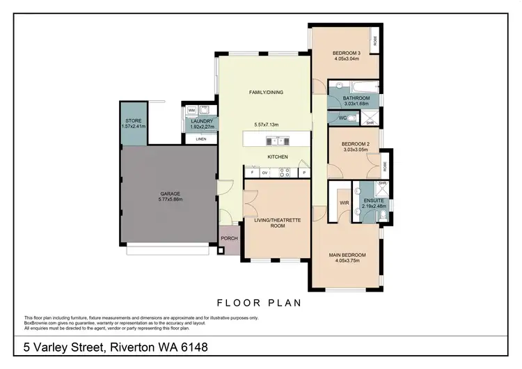 Floorplan of Homely house listing, 5 Varley Street, Riverton WA 6148