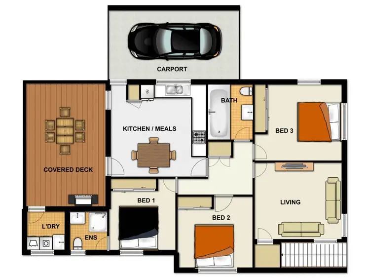 Floorplan of Homely house listing, 130 Crocus Street, Inala QLD 4077