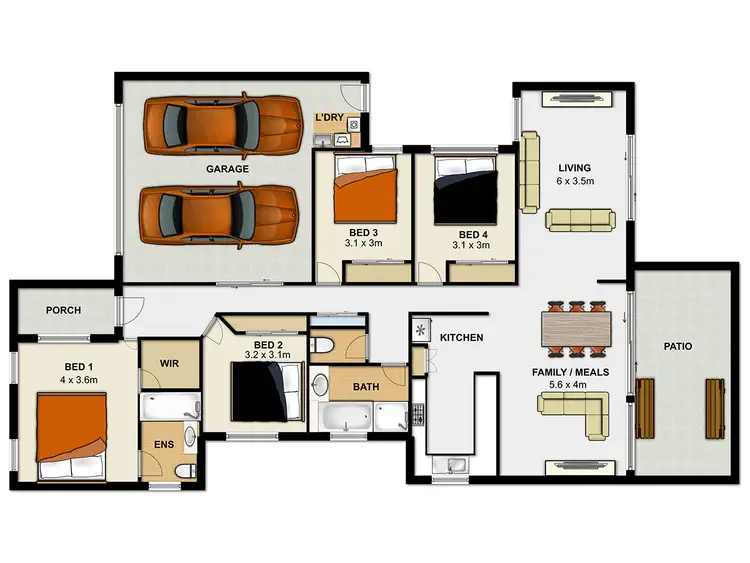 Floorplan of Homely house listing, 23 Uluru Place, Forest Lake QLD 4078