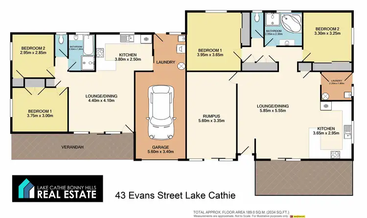 Floorplan of Homely villa listing, 43 Evans St, Lake Cathie NSW 2445