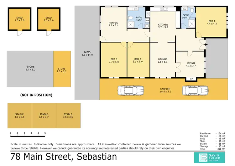 Floorplan of Homely house listing, 78 Main St, Sebastian VIC 3556