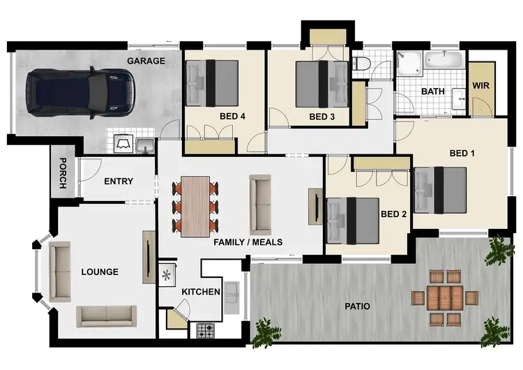 Floorplan of Homely house listing, 19 Leonie Pl, Doolandella QLD 4077
