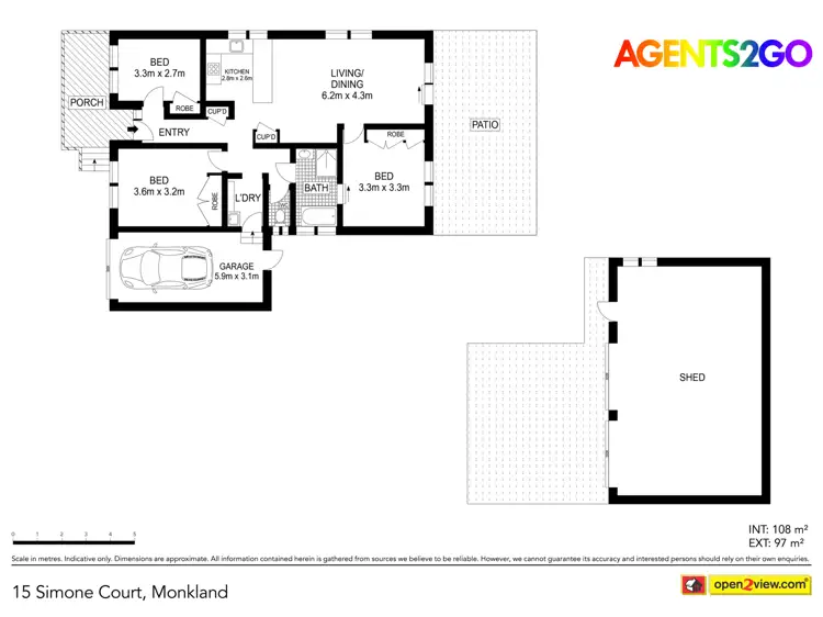 Floorplan of Homely house listing, 15 Simone Ct, Monkland QLD 4570