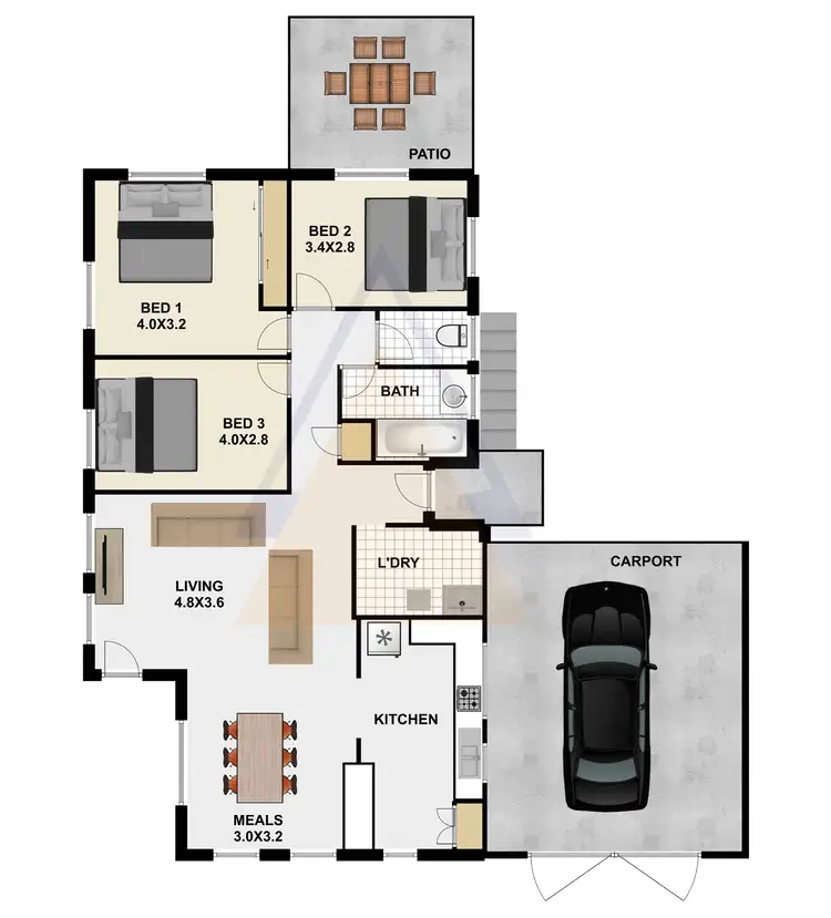 Floorplan of Homely house listing, 686 Kingston Rd, Loganlea QLD 4131
