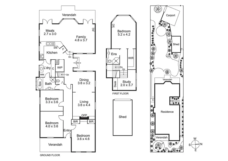 Floorplan of Homely house listing, 8 Milton St, Carnegie VIC 3163
