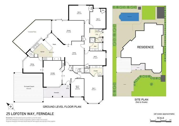 Floorplan of Homely house listing, 25 Lofoten Way, Ferndale WA 6148