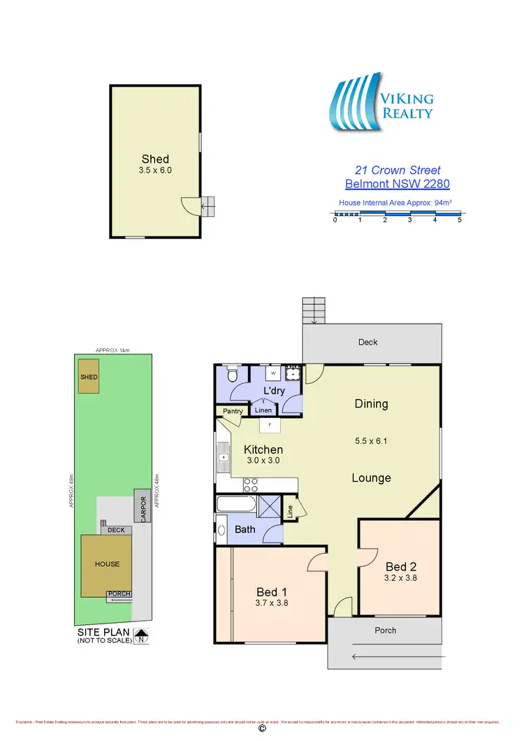Floorplan of Homely house listing, 21 Crown St, Belmont NSW 2280