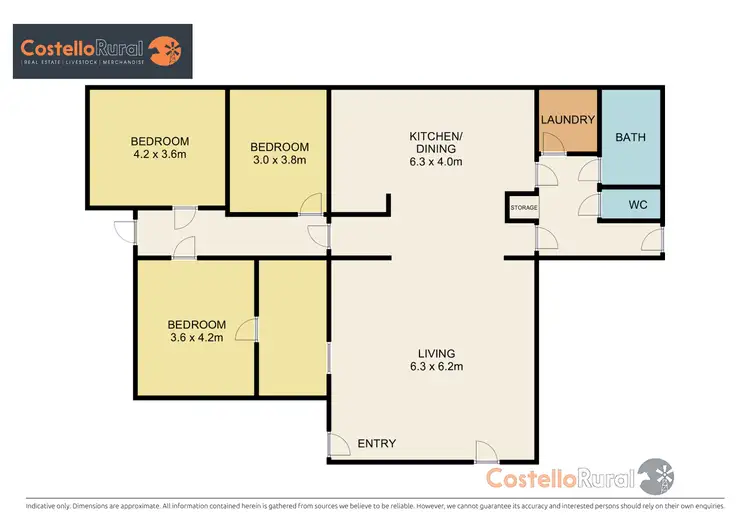 Floorplan of Homely house listing, 5 Brooke St, Towong VIC 3707