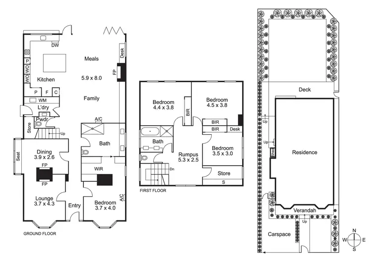 Floorplan of Homely house listing, 33 Grant St, Brighton East VIC 3187