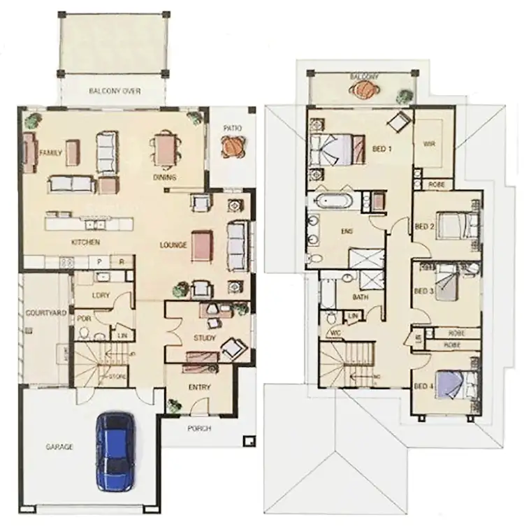 Floorplan of Homely house listing, 9 Fairway Ct, Mount Ommaney QLD 4074