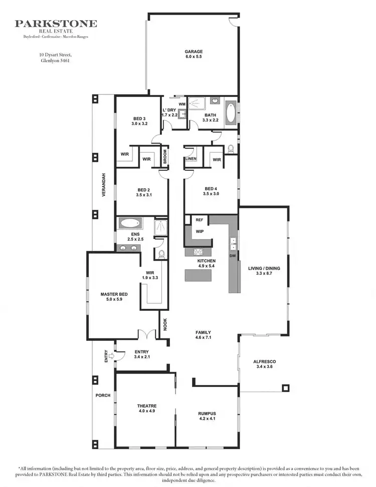 Floorplan of Homely house listing, 10 Dysart Street, Glenlyon VIC 3461
