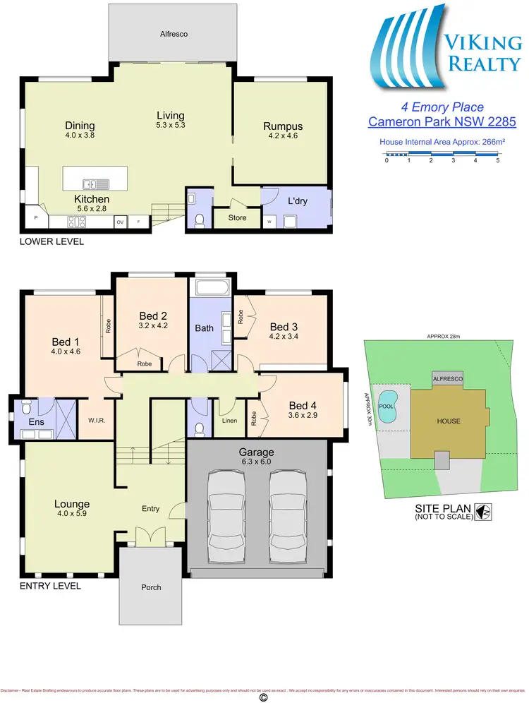 Floorplan of Homely house listing, 4 Emory Place, Cameron Park NSW 2285