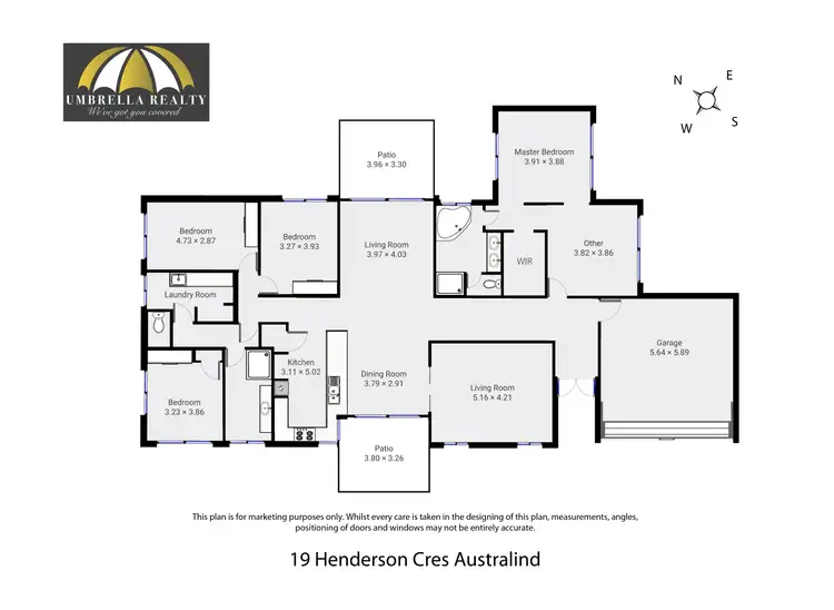 Floorplan of Homely house listing, 19 Henderson Cres, Australind WA 6233
