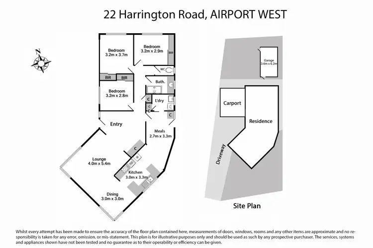 Floorplan of Homely house listing, 22 Harrington Road, Airport West VIC 3042