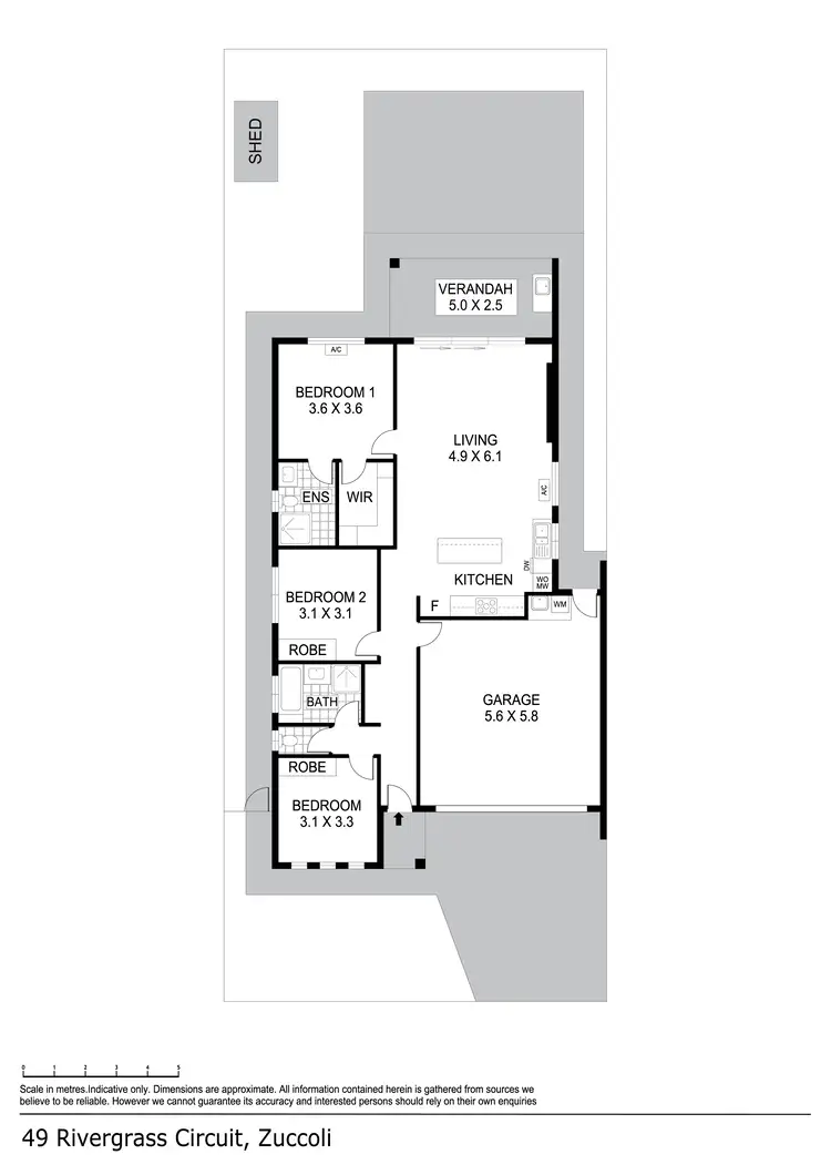Floorplan of Homely house listing, 49 Rivergrass Circuit, Zuccoli NT 832